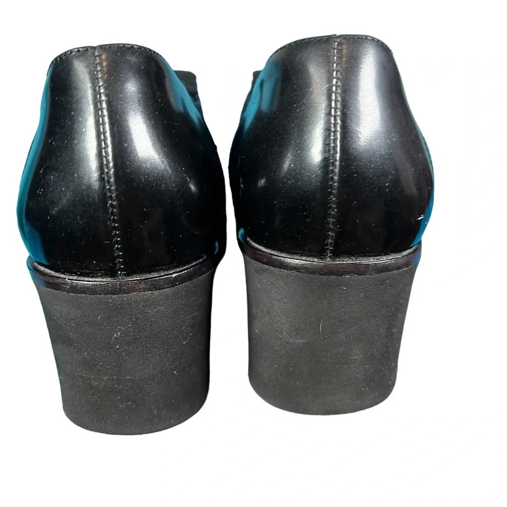 90’s Paul Green Nylon and Patent Black Slip-on Elastic Wedge - Picture 9 of 9